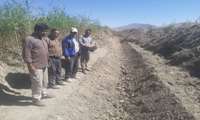 بازدید از پیشرفت فیزیکی کانال در حال احداث روستای تختمیش 